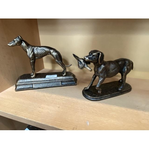 314 - Retriever & Greyhound figures