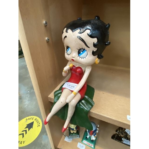 316 - Karaoke Betty Boop figure