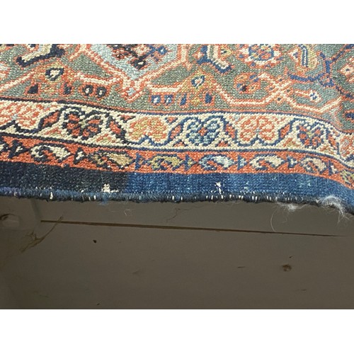 144 - Persian rug 260 x 305cm (As found- approx. 20cm tear/rip)