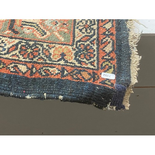 144 - Persian rug 260 x 305cm (As found- approx. 20cm tear/rip)