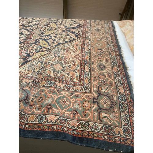 144 - Persian rug 260 x 305cm (As found- approx. 20cm tear/rip)