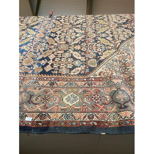 144 - Persian rug 260 x 305cm (As found- approx. 20cm tear/rip)