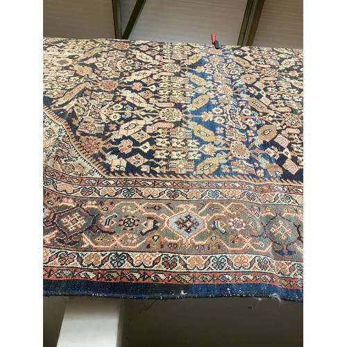 144 - Persian rug 260 x 305cm (As found- approx. 20cm tear/rip)