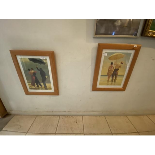 2 Jack Vettriano prints 38x48cm