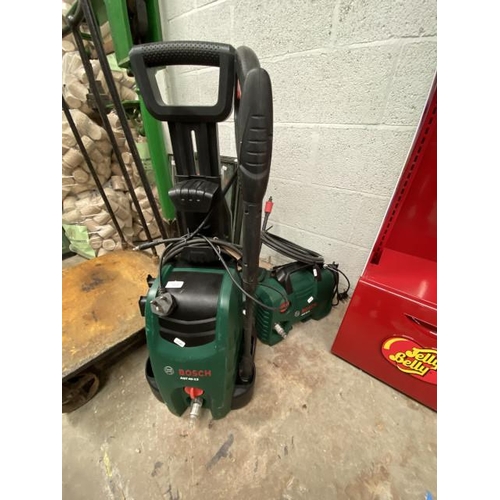 98 - Bosch AKT40-13 pressure washer & Bosch AQT33-11 pressure washer with accessories