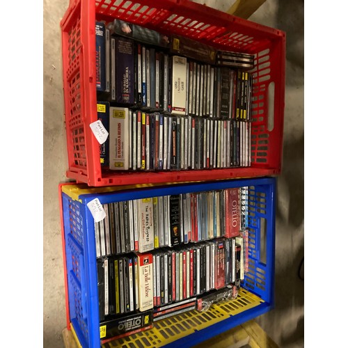 592 - 12 Boxes of assorted CDs & DVDs mainly classical & operatic