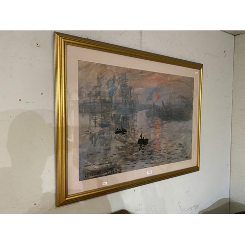 111 - Gilt framed Claude Monet 