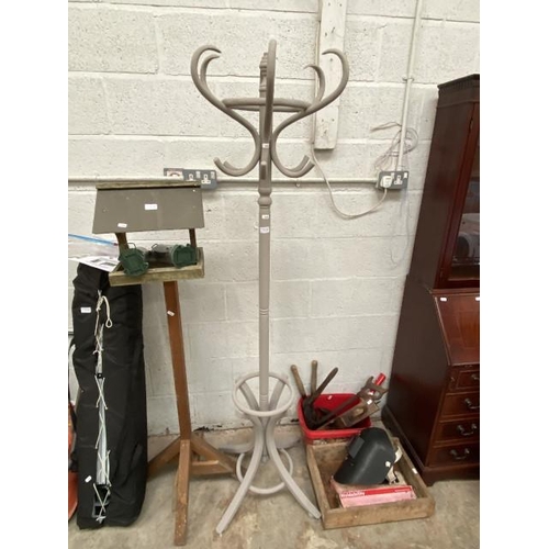 130 - Painted Bentwood hat stand (190H cm)