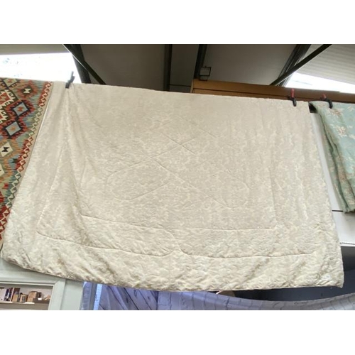 177 - Cream bed spread 250 x 260cm