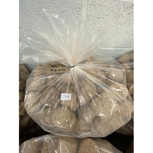 210 - 2 40kg Bags of 100% oak briquettes