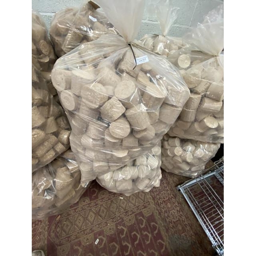 213 - 2 Bags of 40kg pine mix briquettes