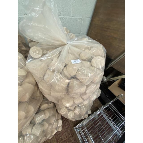 215 - 2 Bags of 40kg pine mix briquettes