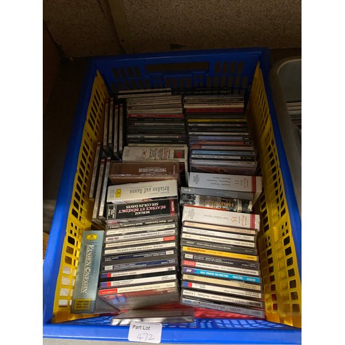 472 - 11 Boxes of mainly classical & operatic CDs & box of music magazines inc. gramophone