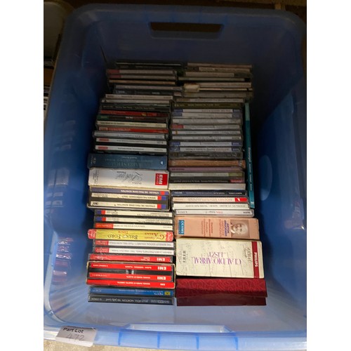 472 - 11 Boxes of mainly classical & operatic CDs & box of music magazines inc. gramophone