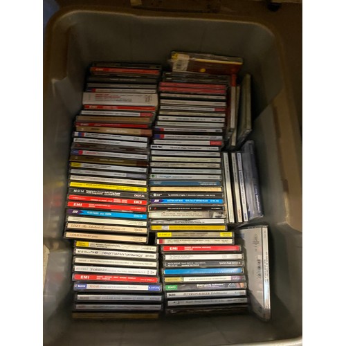 472 - 11 Boxes of mainly classical & operatic CDs & box of music magazines inc. gramophone