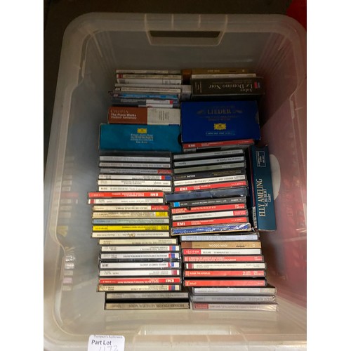 472 - 11 Boxes of mainly classical & operatic CDs & box of music magazines inc. gramophone