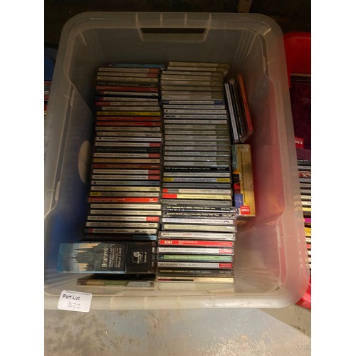 472 - 11 Boxes of mainly classical & operatic CDs & box of music magazines inc. gramophone