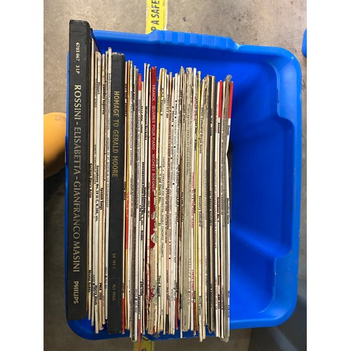 421 - 3 boxes of mainly classical & operatic LP's