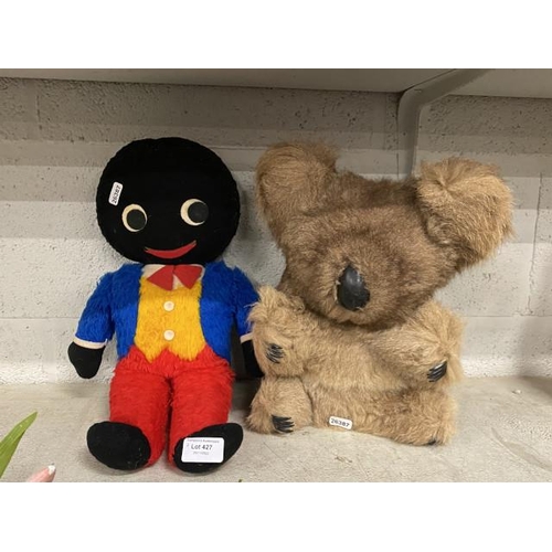 427 - Vintage koala bear & doll