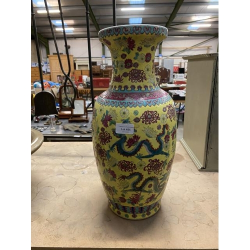 485 - Oriental vase 46H cm