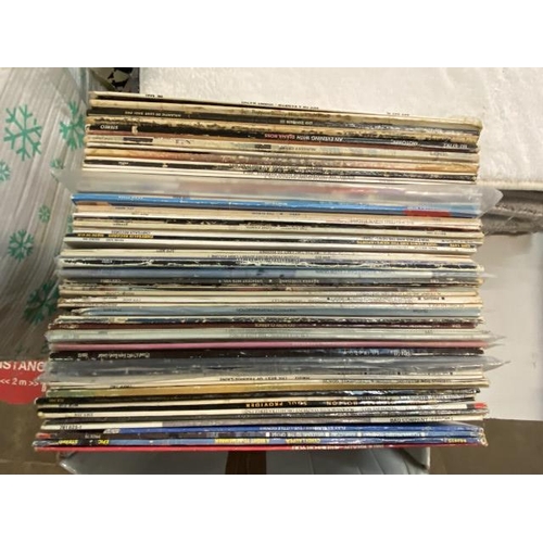 512 - Box of LPs inc. Michael Bolton, Simply Red, Neil Diamond, Edith Piath