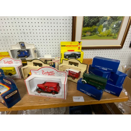 442 - Approx. 48 model vehicles inc. Days Gone, MatchBox, Corgi, Vanguard, Lledo etc