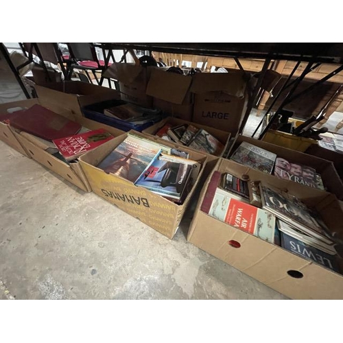 538 - 10 Boxes of military & history books