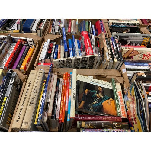 530 - 8 Boxes of mainly film, pop, autobiographies  etc