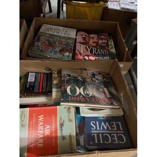 538 - 10 Boxes of military & history books