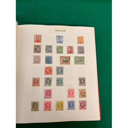 309 - 3 Albums of stamps & 1 album of FDCs inc. Penny Reds, Penny Blues, foreign etc