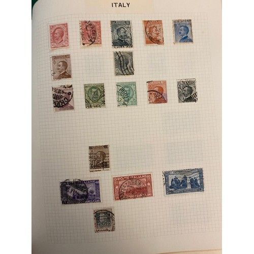 309 - 3 Albums of stamps & 1 album of FDCs inc. Penny Reds, Penny Blues, foreign etc