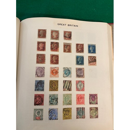 309 - 3 Albums of stamps & 1 album of FDCs inc. Penny Reds, Penny Blues, foreign etc