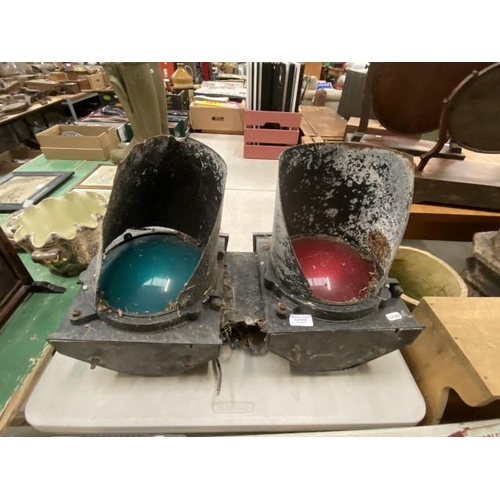 510 - Vintage railway lights (sold as seen)