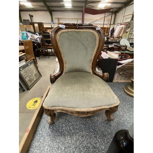 143 - Reproduction mahogany child's bedroom chair