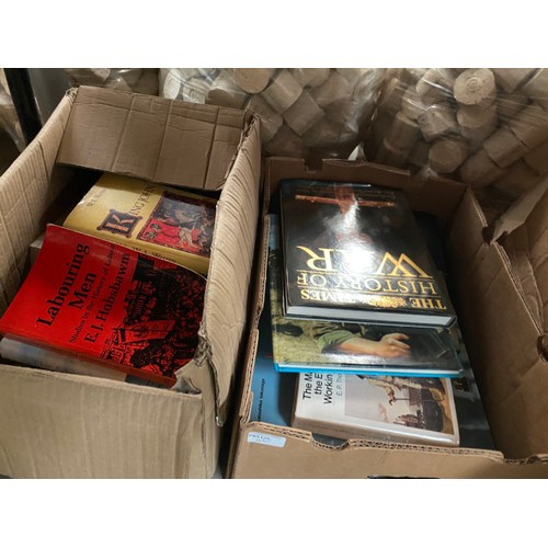 461 - 11 boxes of history & military books