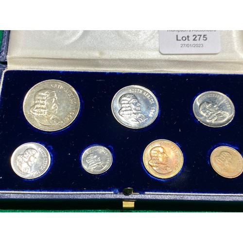 275 - Boxed 1966 South African 7 coin proof set