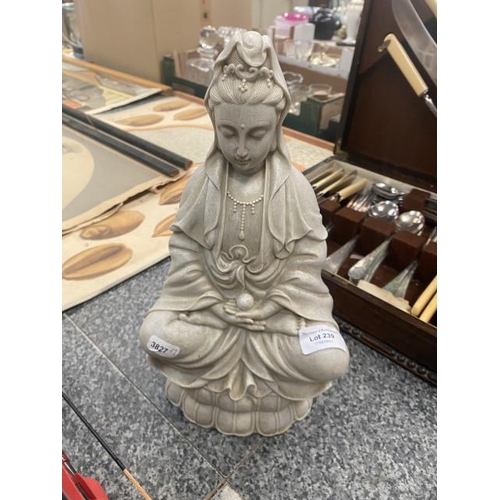 239 - Resin buddha figurine (32H cm)