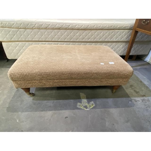 31 - Good quality upholstered footstool (133H 95W 59D cm)