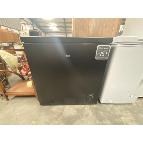 68 - Logik black chest freezer (K198CFB20) (85H 50W 54D cm)