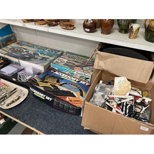 356 - Large collection of vintage Scalextric inc. Austin Rover, classic championship set, Scalextric 400, ... 