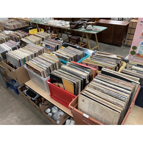 447 - Large quantity of assorted LPs inc. Randy Crawford, Beethoven, Moody Blues, Mozart, Bay City Rollers... 