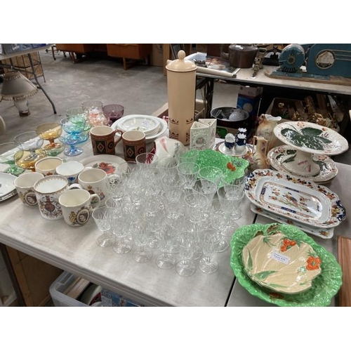 470 - Collectables inc. Carlton ware, wine glasses, commemorative ware, sundae dishes etc