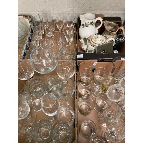 349 - Collection of mixed glassware & pottery inc. 3 pieces of Portmeirion Summer Strawberries, Carlton wa... 