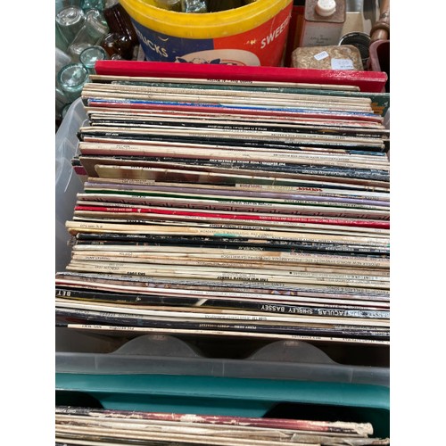 447 - Large quantity of assorted LPs inc. Randy Crawford, Beethoven, Moody Blues, Mozart, Bay City Rollers... 