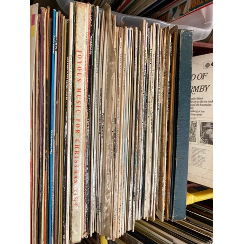 447 - Large quantity of assorted LPs inc. Randy Crawford, Beethoven, Moody Blues, Mozart, Bay City Rollers... 