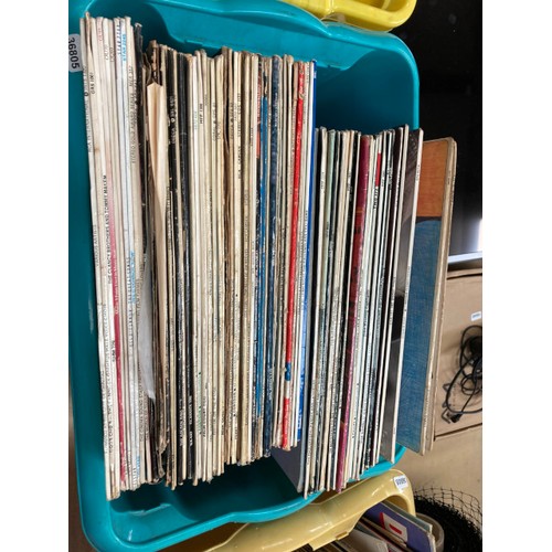 447 - Large quantity of assorted LPs inc. Randy Crawford, Beethoven, Moody Blues, Mozart, Bay City Rollers... 