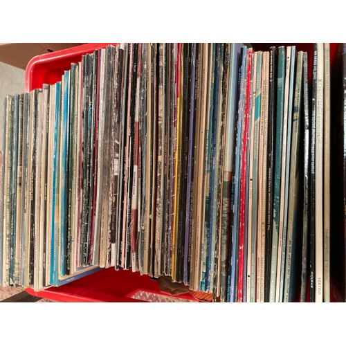 486 - 3 Boxes of LPs, DVDs & CDs inc. Dire Straits, The Doobie Brothers & The Police