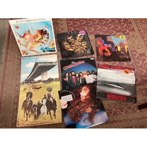 486 - 3 Boxes of LPs, DVDs & CDs inc. Dire Straits, The Doobie Brothers & The Police