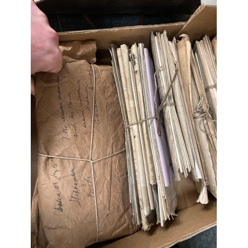 315 - 3 boxes of local interest legal documents including Grafton N. Yorks, Marton Cum Grafton, Aldborough... 