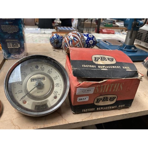 403 - Smiths SN4477/30 1376 factory replacement unit speedometer (boxed)